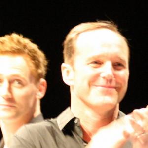 Clark Gregg and Tom Hiddleston at event of Toras 2011