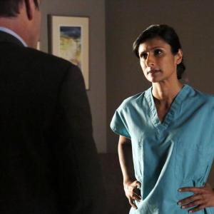 Still of Clark Gregg and Sarayu Blue in Agents of SHIELD 2013
