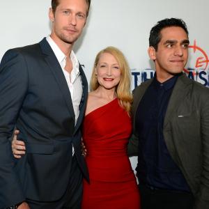 Alexander Skarsgrd Patricia Clarkson and Zal Batmanglij at event of The East 2013