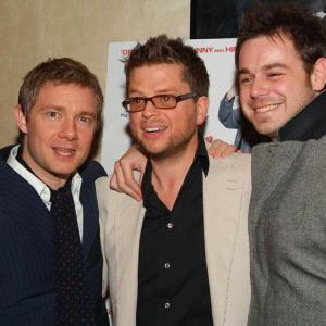 Martin Freeman Gavin Claxton and Danny Dyer The All Together premiere at the Empire Leicester Square May 2007