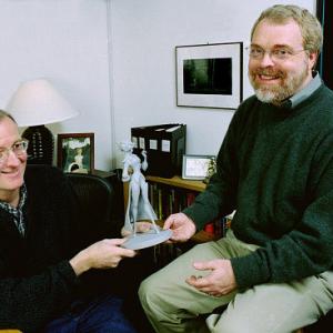 Directors John Musker left and Ron Clements right