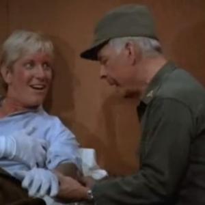 Robert Cloworthy as Pvt. Welch and Harry Morgan in M*A*S*H