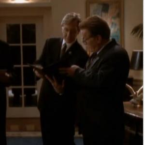 Robert Clotworthy and Martin Sheen The West Wing