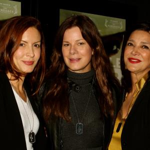 Michelle Clunie Marcia Gay Harden and Shohreh Aghdashloo attend a Women in Film Screening of The Invisible War
