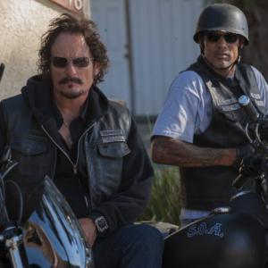 Still of Kim Coates and David Labrava in Sons of Anarchy (2008)