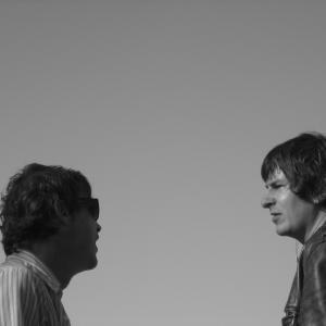 Todd Haynes and Joe Cobden - on the set of I'm Not There