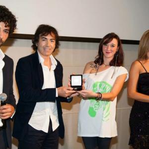 Egidio Coccimiglio at the 2013 Siena Int'l Film Festival, Italy. Compulsion wins the Sanese D'Oro and the Critic's Special Mention.
