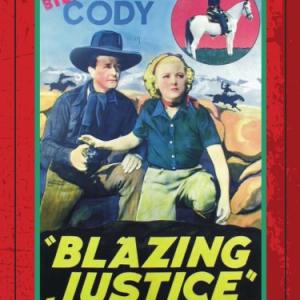 Bill Cody and Gertrude Messinger in Blazing Justice 1936