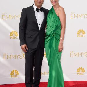 Sunrise Coigney and Mark Ruffalo at event of The 66th Primetime Emmy Awards 2014