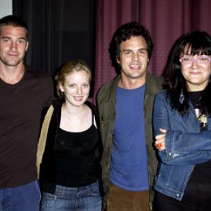 Sarah Polley, Scott Speedman, Isabel Coixet and Mark Ruffalo at event of My Life Without Me (2003)