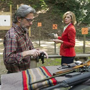 Still of Christine Baranski and Gary Cole in The Good Wife (2009)