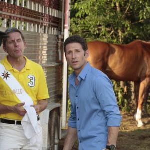 Still of Gary Cole and Mark Feuerstein in Royal Pains (2009)