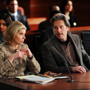 Still of Christine Baranski and Gary Cole in The Good Wife (2009)