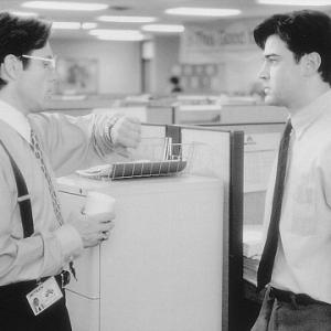 Still of Gary Cole and Ron Livingston in Office Space (1999)