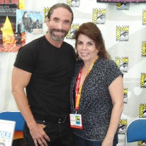 Jasper Cole (MacGruber) and Marilyn Ghiliotti (Clerks) at Comic Con 2012
