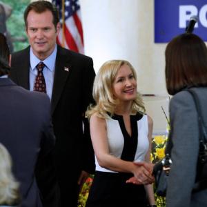 Still of Jack Coleman and Angela Kinsey in The Office 2005