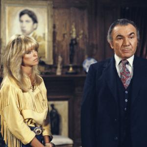 Farrah Fawcett and John Colicos in Charlies Angels 1976