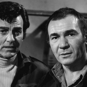 John Colicos and Mike Connors in Mannix 1967