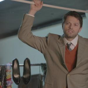 Misha Collins directs the action during a scene form Kittens in a Cage. Directed by Jillian Armenante.