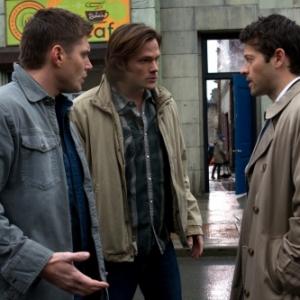 Still of Jensen Ackles Misha Collins and Jared Padalecki in Supernatural 2005