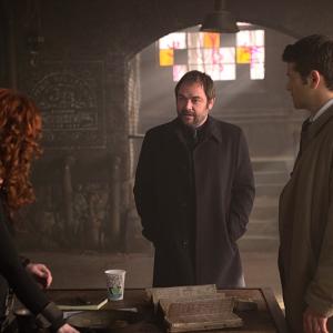 Misha Collins, Mark Sheppard, Ruth Connell
