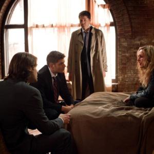 Still of Jensen Ackles, Misha Collins and Jared Padalecki in Supernatural (2005)