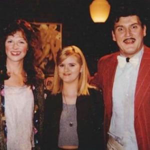 In character left to right actors Mo Collins Brenda Whitehead  Christian Duguay on the 5th Season of MadTV