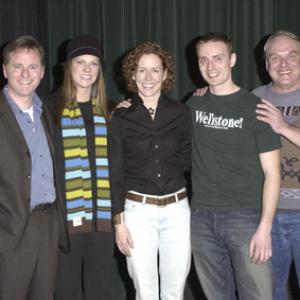 Mo Collins, Patrick Coyle, Peter Thoemke and Sarah Agnew at event of Detective Fiction (2003)