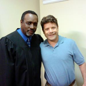 Sean Astin and Ken Colquitt as Judge Ryan in Adopting Terror
