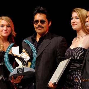Art Camacho receiving GSKA Hall of fame award
