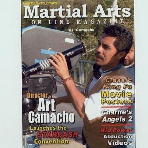 Art Camacho on Cover of Martial Arts Online Magazine