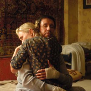 Still of Paddy Considine and Radha Mitchell in The Half Life of Timofey Berezin (2006)