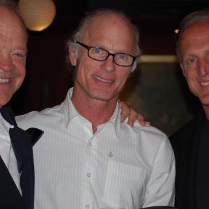 With Ed Harris and George Maguire at Touching Home premiere