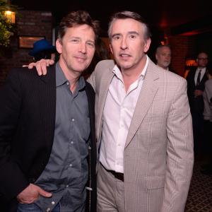 Andrew McCarthy and Steve Coogan at event of Happyish (2015)