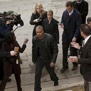 Still of Shemar Moore and AJ Cook in Nusikalstami protai 2005