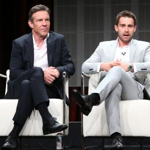 Dennis Quaid and Christian Cooke at event of The Art of More (2015)