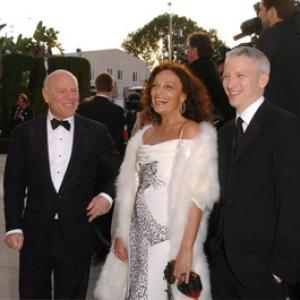 Anderson Cooper, Diane von Fürstenberg and Barry Diller