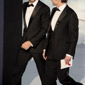 Gerard Butler and Bradley Cooper at event of The 82nd Annual Academy Awards 2010