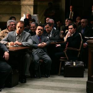 Vin Diesel (Jackie D), Peter Dinklage (Ben Klandis) & Marcus Allen Cooper (Klandis' Special Assistant) in the courtroom