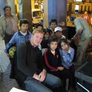 Nick Copus and Cast in Ecuador on the set of The Summit