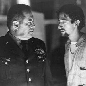 Still of Adrien Brody and Barry Corbin in Solo (1996)