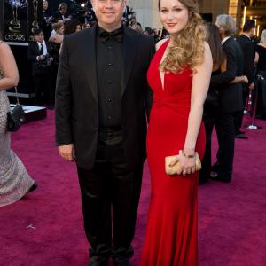 Neil Corbould and Maria Pudlowska attending 85th Academy Awards Los Angeles 2013