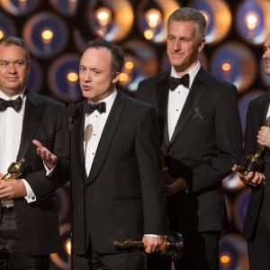 Neil Corbould Tim Webber David Shirk Chris Lawrence win Oscar for GRAVITY
