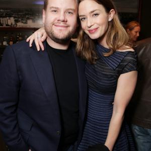James Corden and Emily Blunt at event of Into the Woods 2014