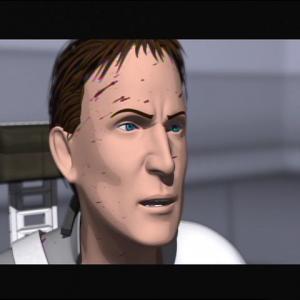 Curt Cornelius as Nolan Stross in the StarzFilm Roman Animated Feature Dead Space Aftermath