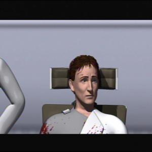 Curt Cornelius  Peter Woodward in the StarzFilm Roman Animated Feature Dead Space Aftermath