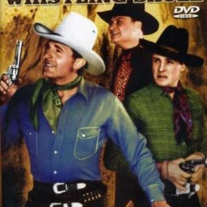 Ray Corrigan Robert Livingston and Syd Saylor in The Three Mesquiteers 1936