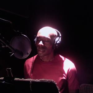 Voiceover Session, Hollywood, California. Picture taken with LG Voyager Phone.