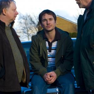 James Cosmo Brian Pettifer and Martin Compston in Donkeys 2010