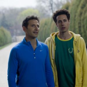 Still of Paulo Costanzo and Mark Feuerstein in Royal Pains (2009)